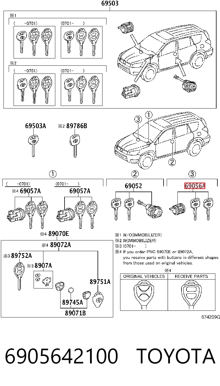 6905642100 Toyota