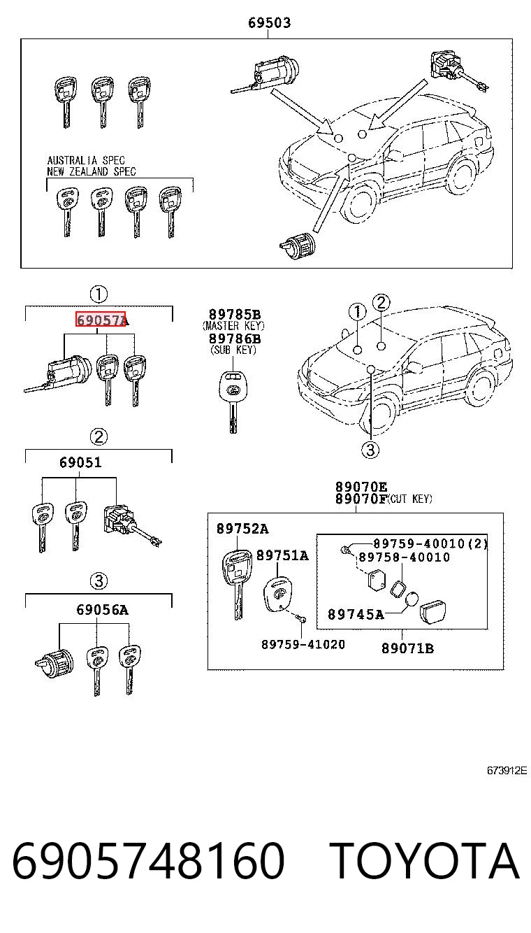 6905748160 Toyota