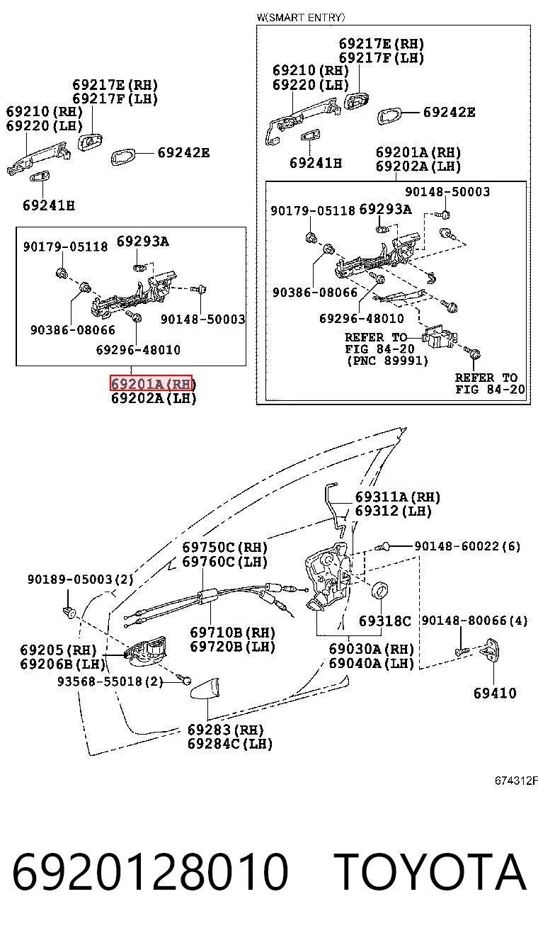 6920128010 Toyota