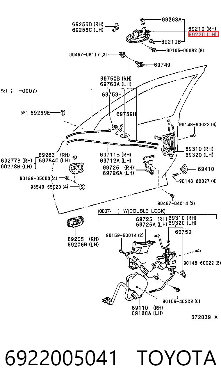 6922005041 Toyota