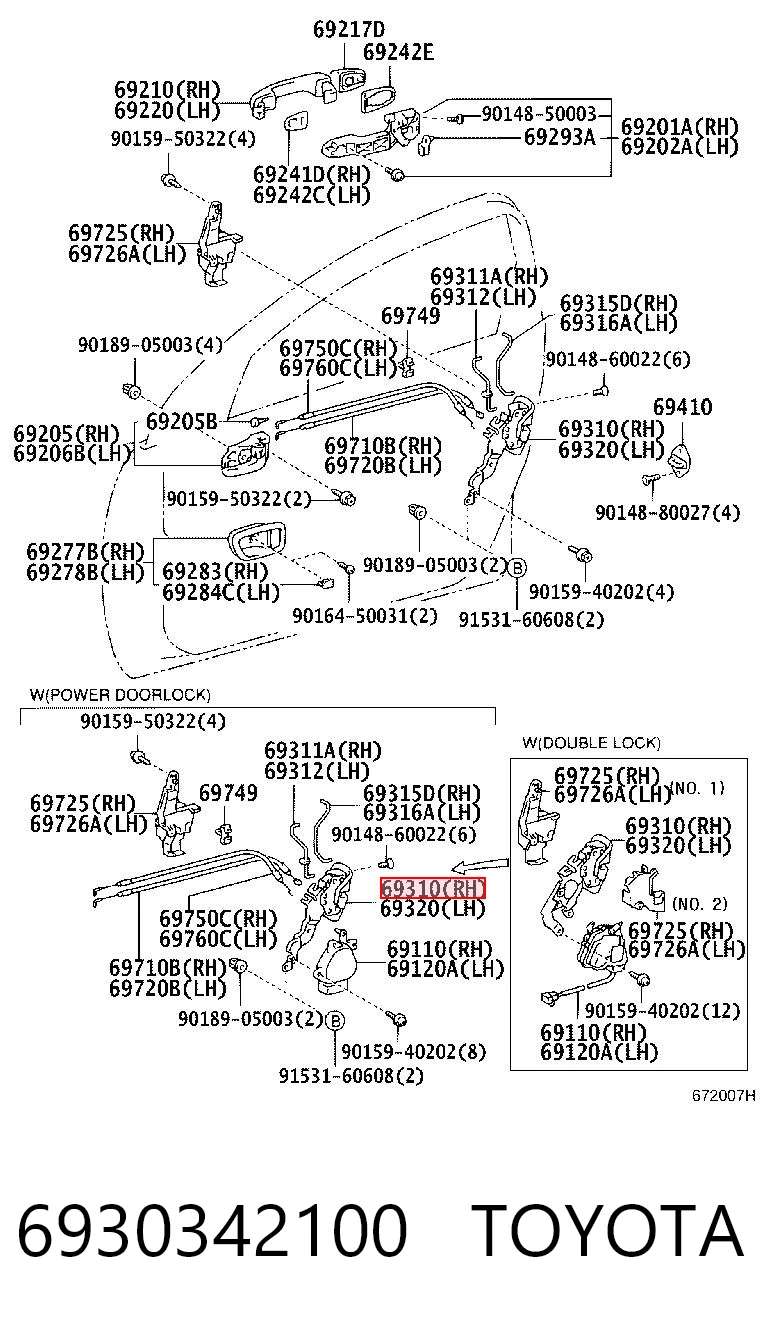 6930342100 Toyota