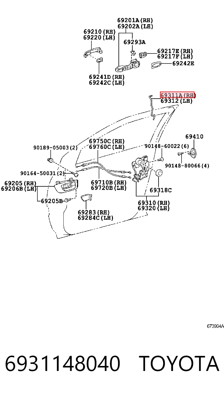 6931148040 Toyota