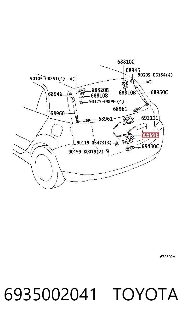 6935002041 Toyota