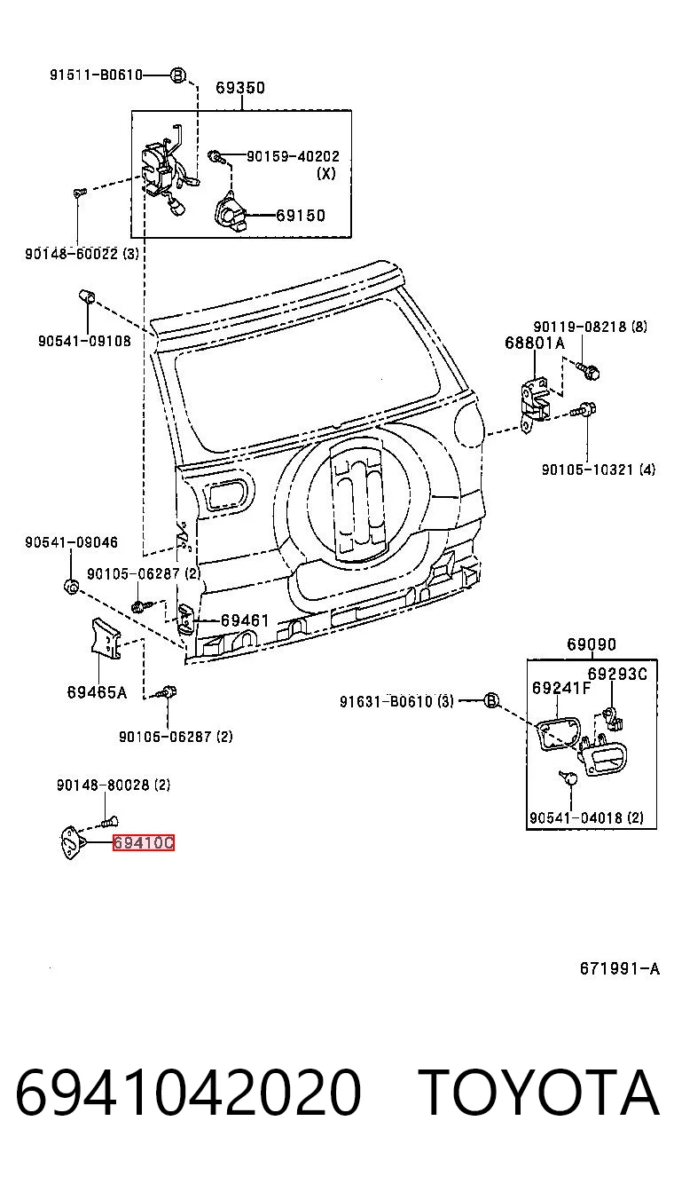 6941042020 Toyota