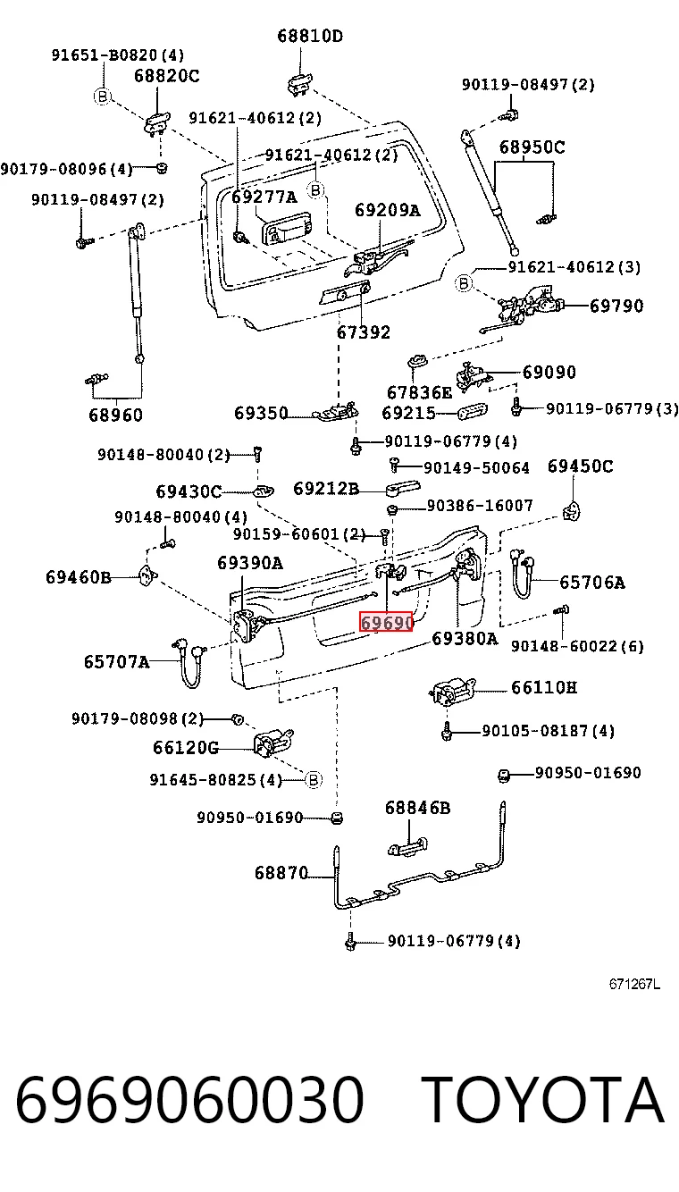 6969060030 Toyota