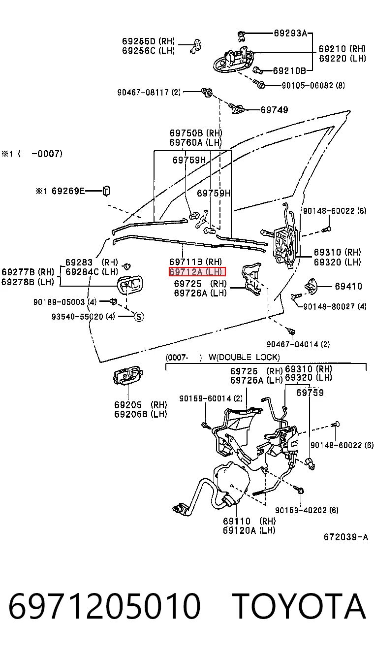 6971205010 Toyota