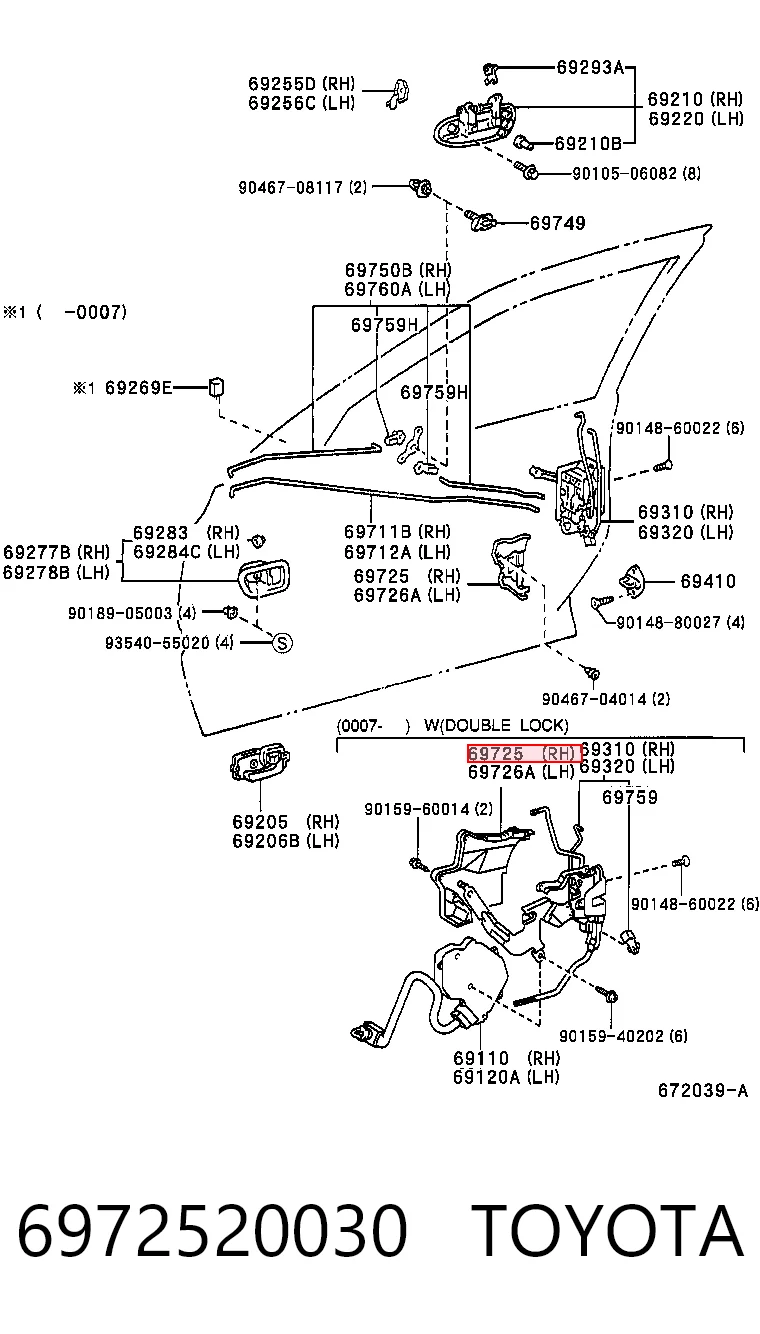 6972520030 Toyota