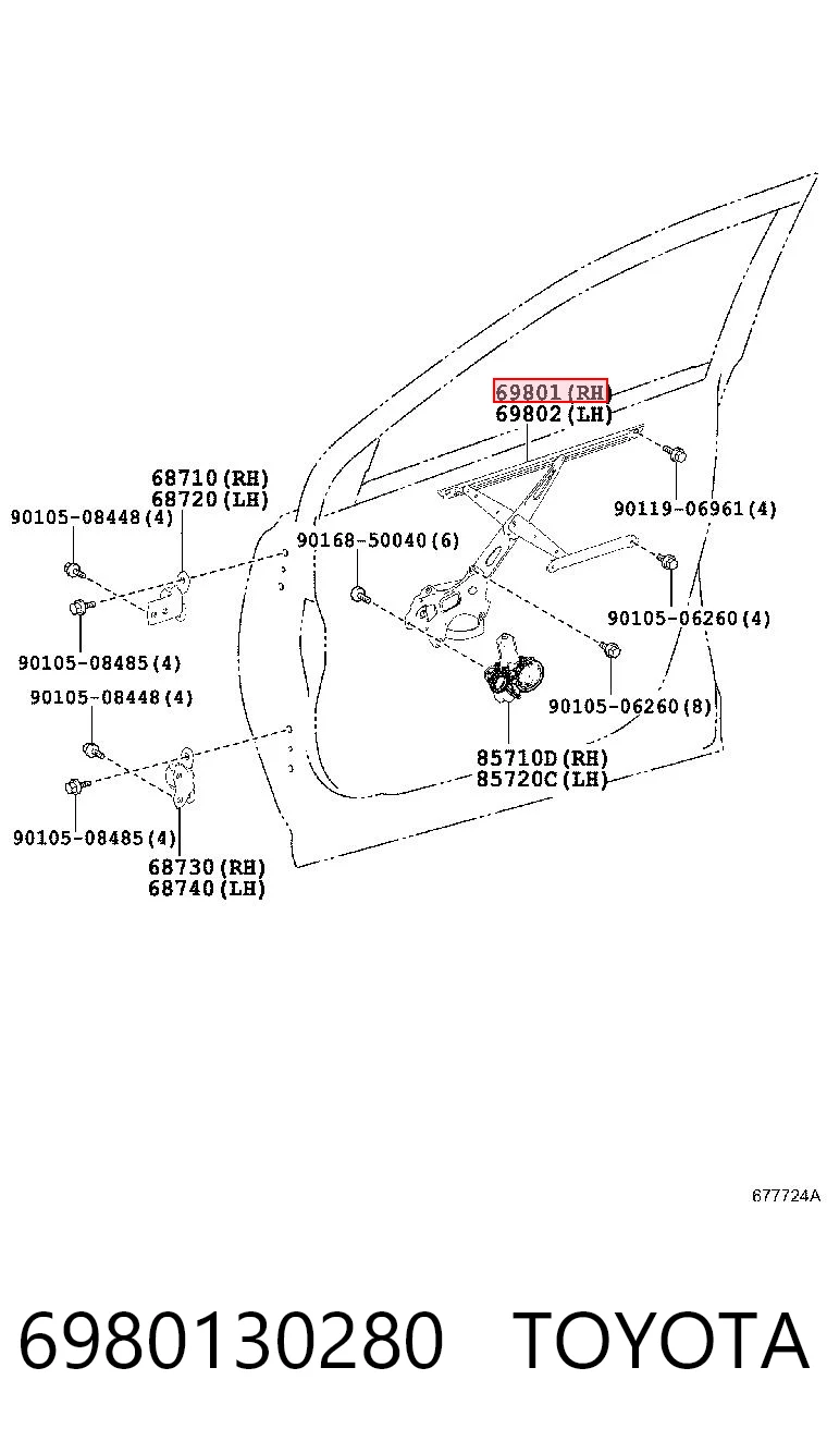 Comprar Elevalunas RAV4 IV A4