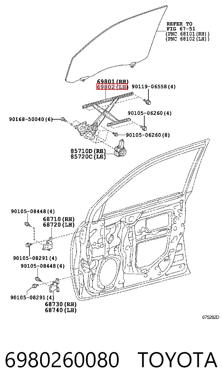 Elevalunas para Toyota Land Cruiser  J200