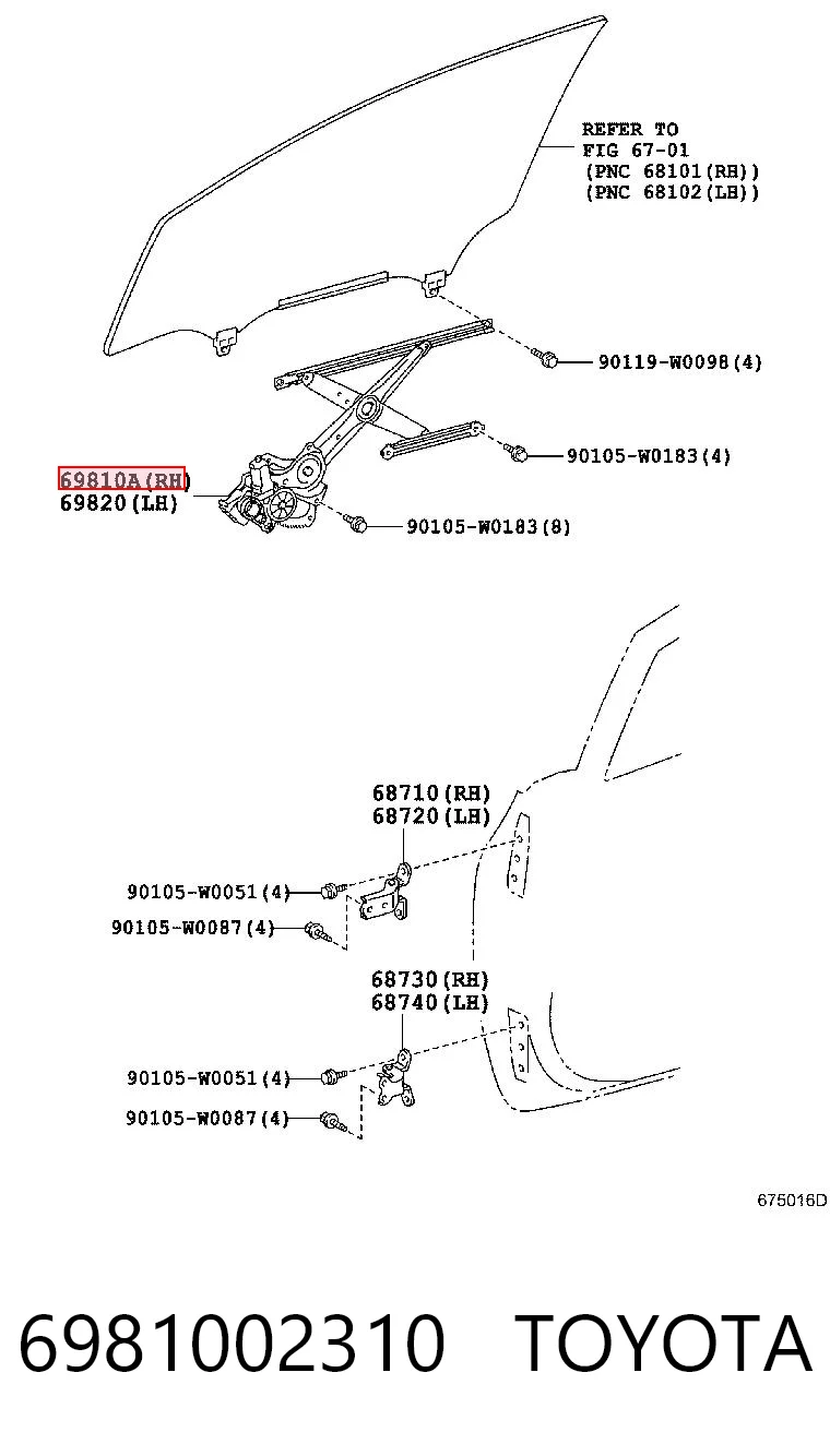 6981002310 Toyota