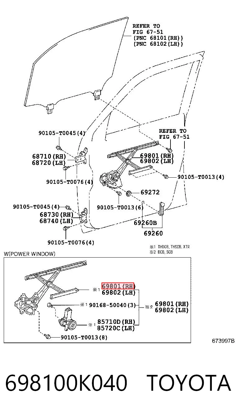 698100K040 Toyota