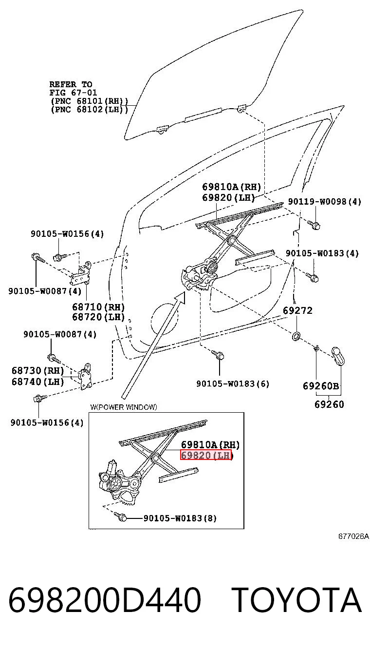 698200D440 Toyota