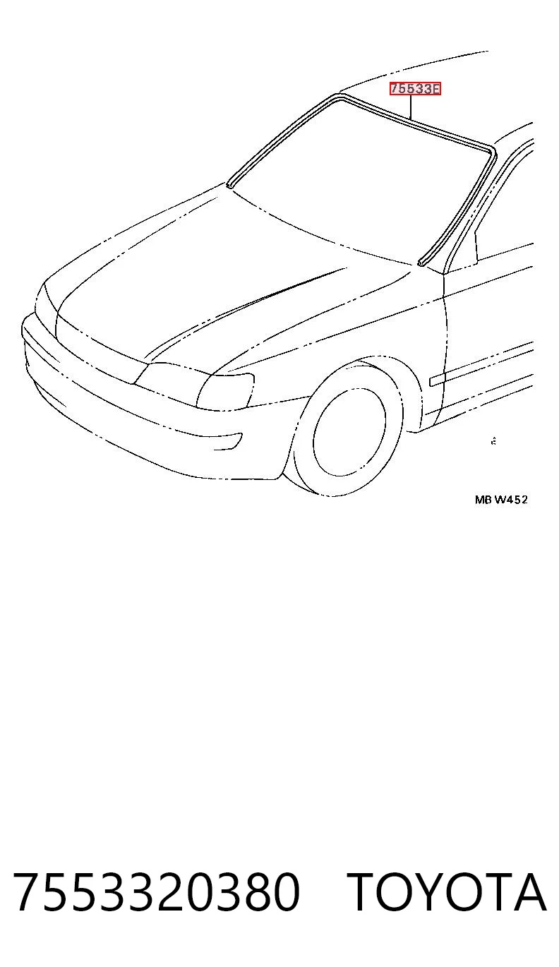 7553320380 Toyota