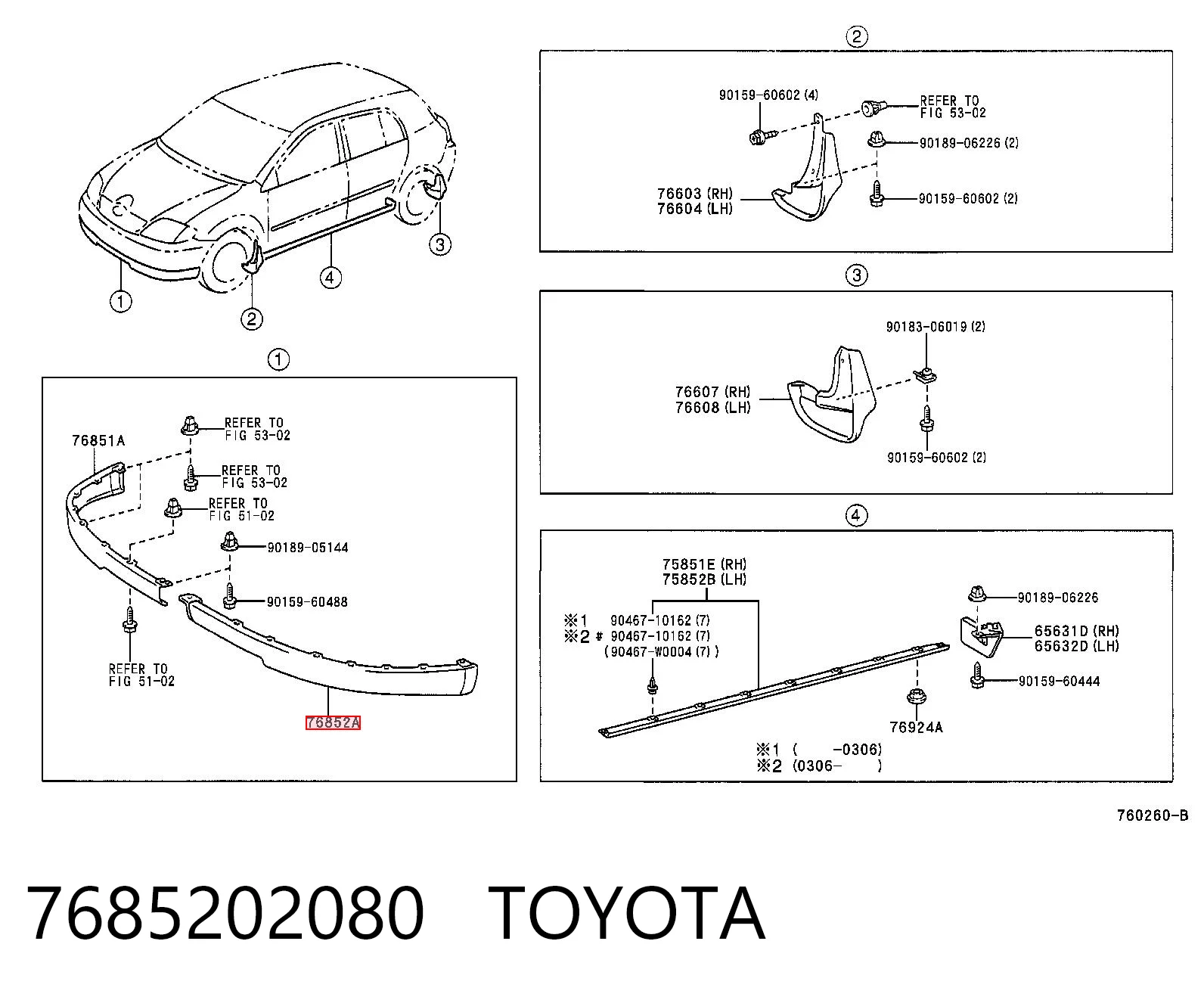 7685202080 Toyota