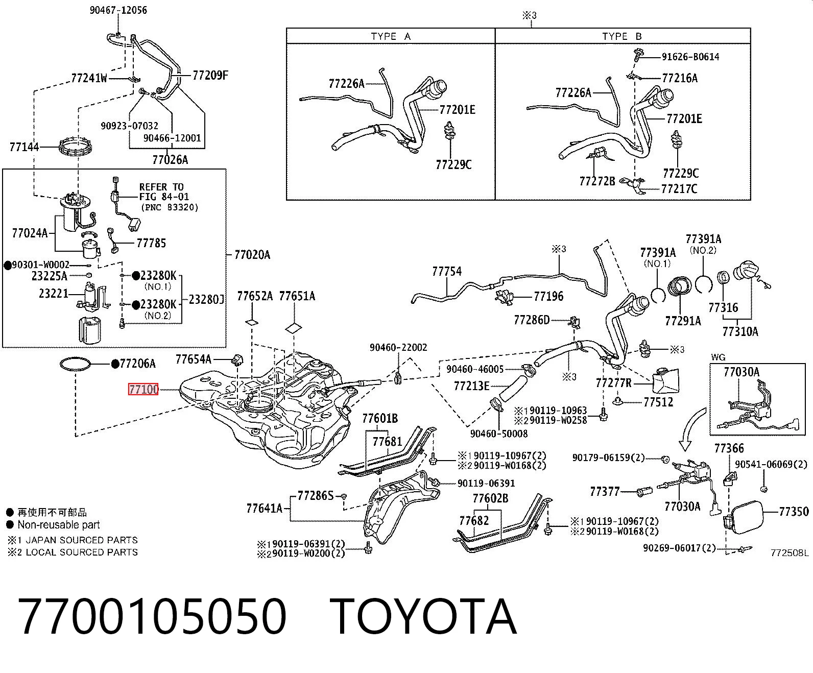 7700105050 Toyota