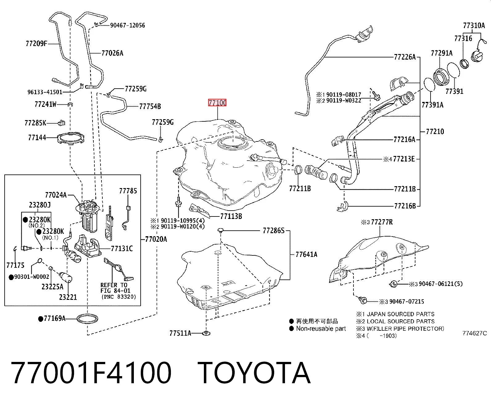 77001F4100 Toyota