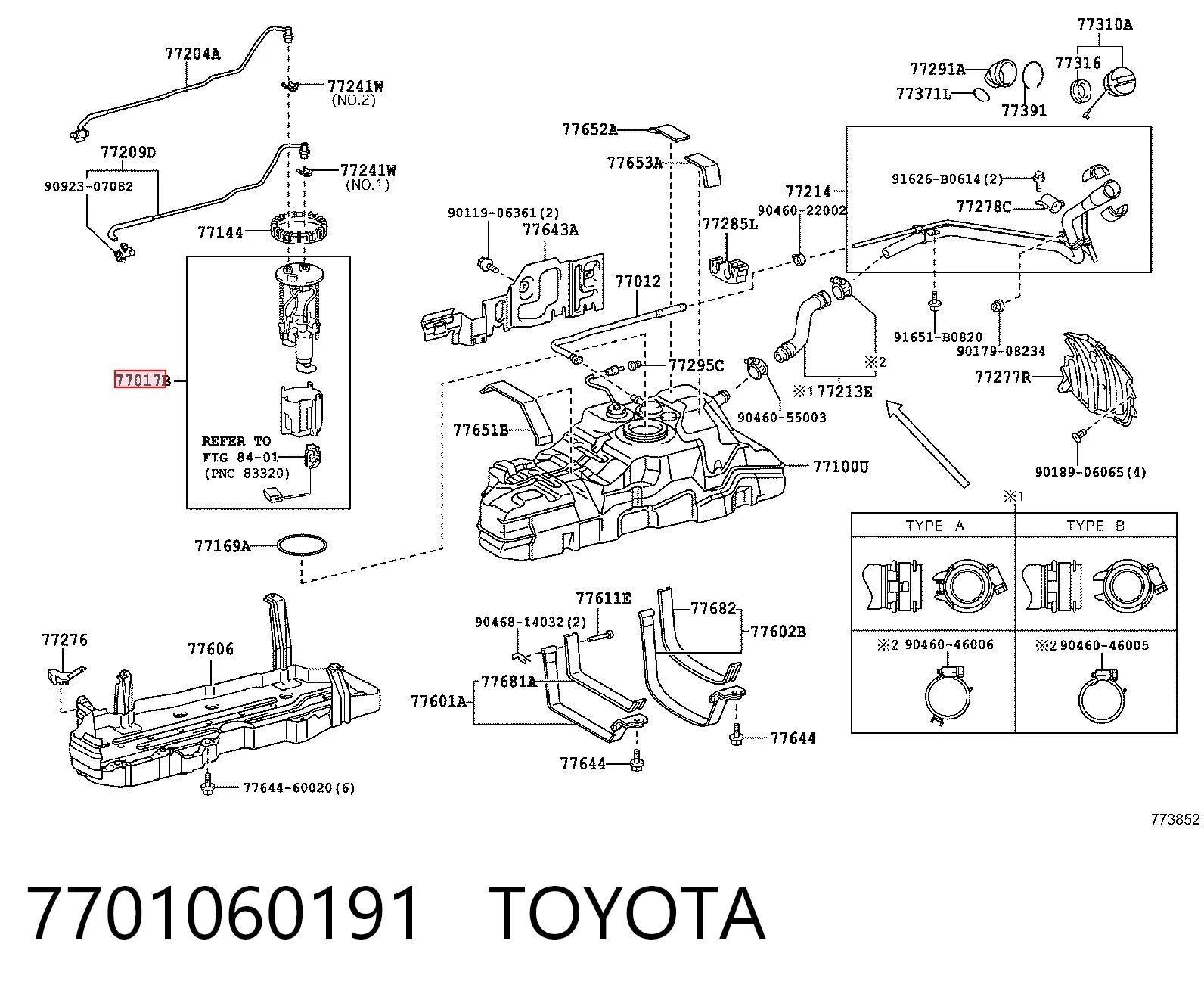 Módulo de alimentación de combustible para Toyota Land Cruiser PRADO J150
