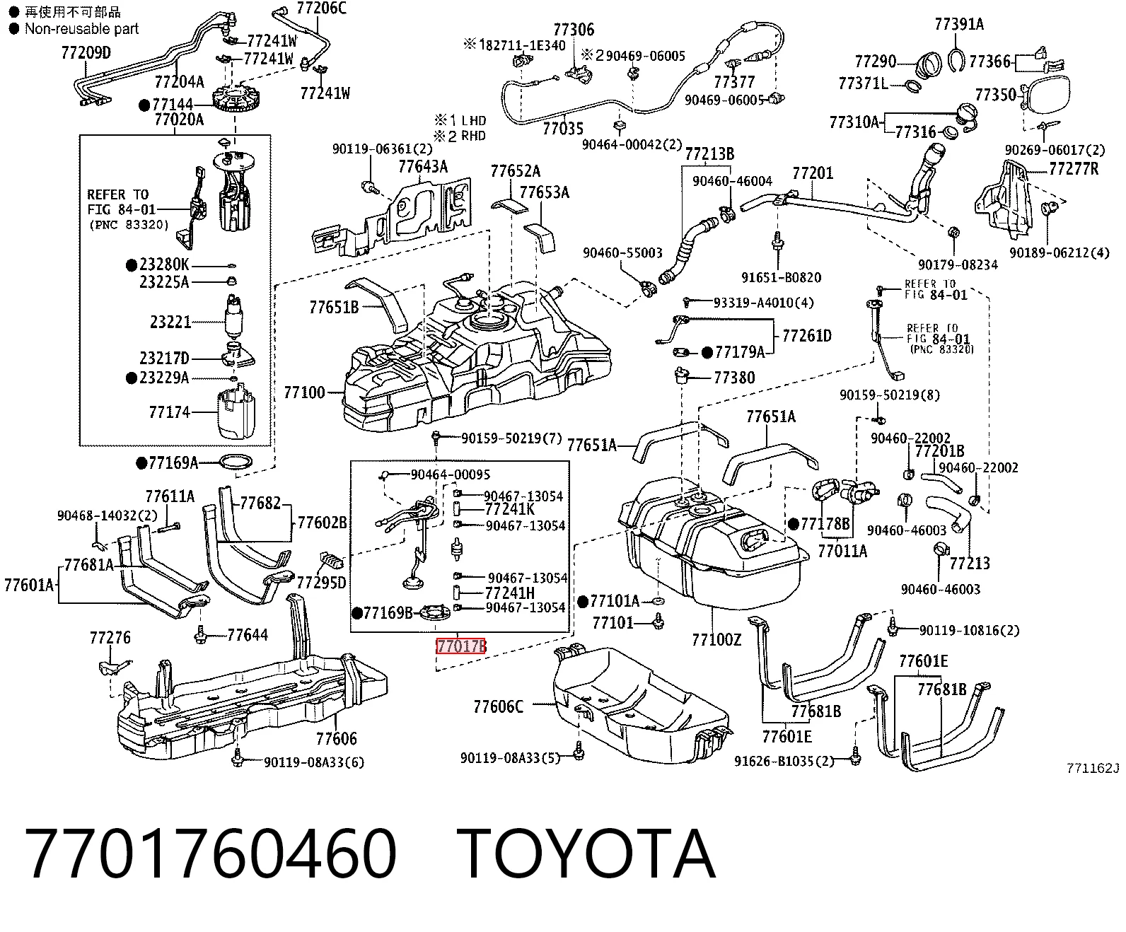 7701760460 Toyota