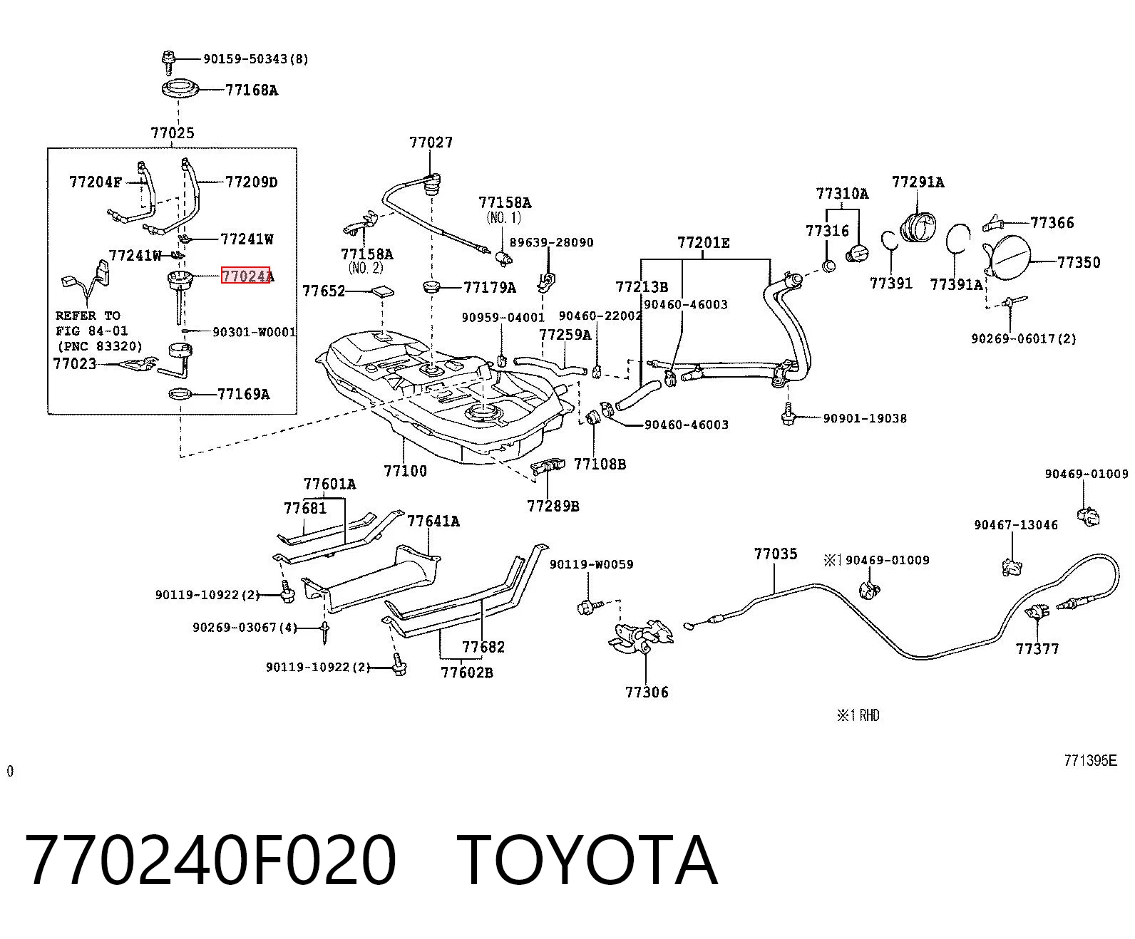 770240F020 Toyota