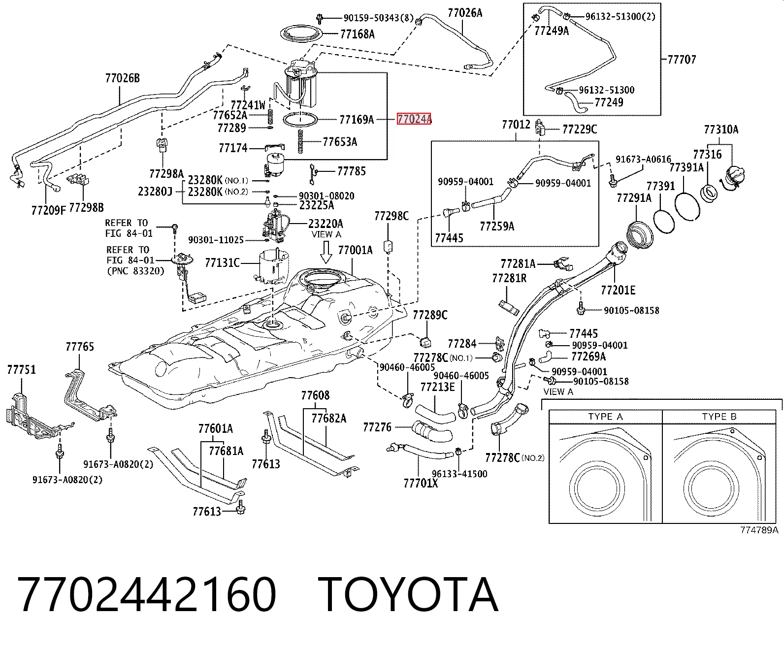 7702442160 Toyota