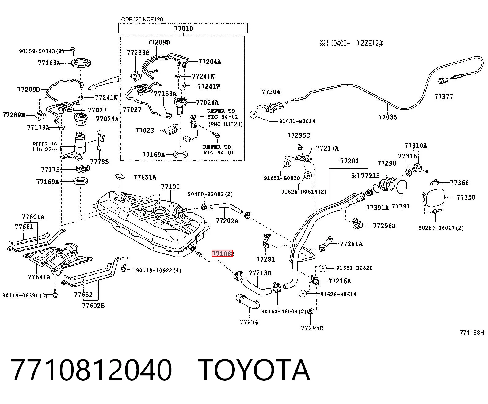 7710812040 Toyota