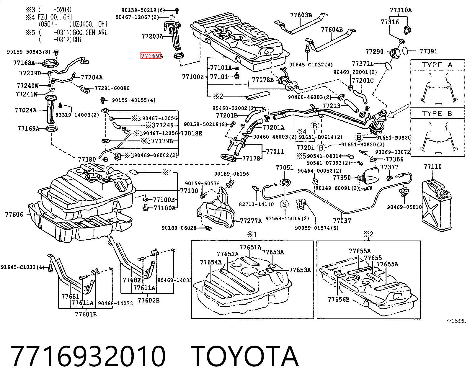 7716932010 Toyota