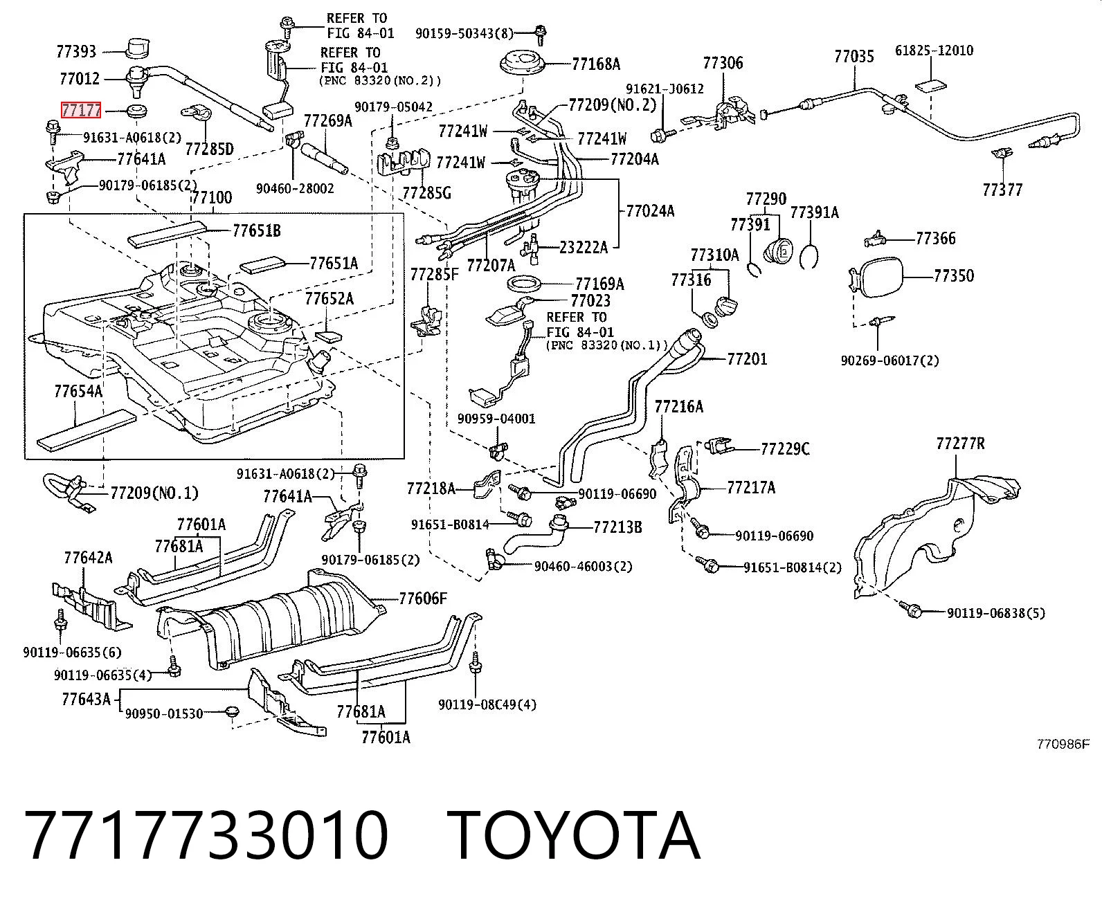 7717733010 Toyota 