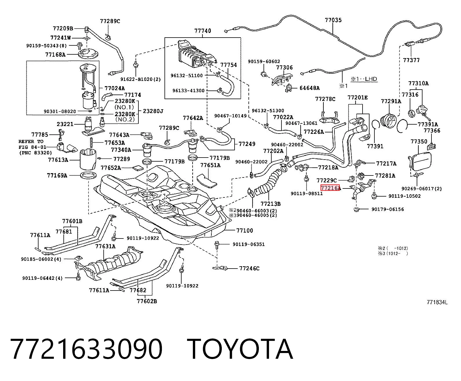 7721633090 Toyota
