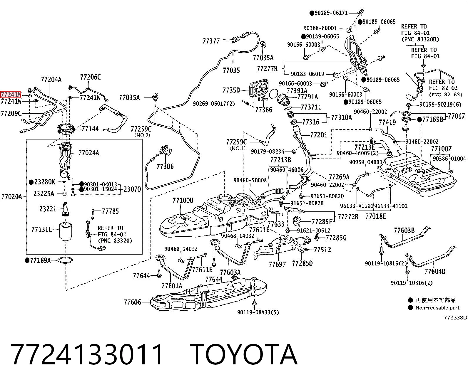 7724133011 Toyota 