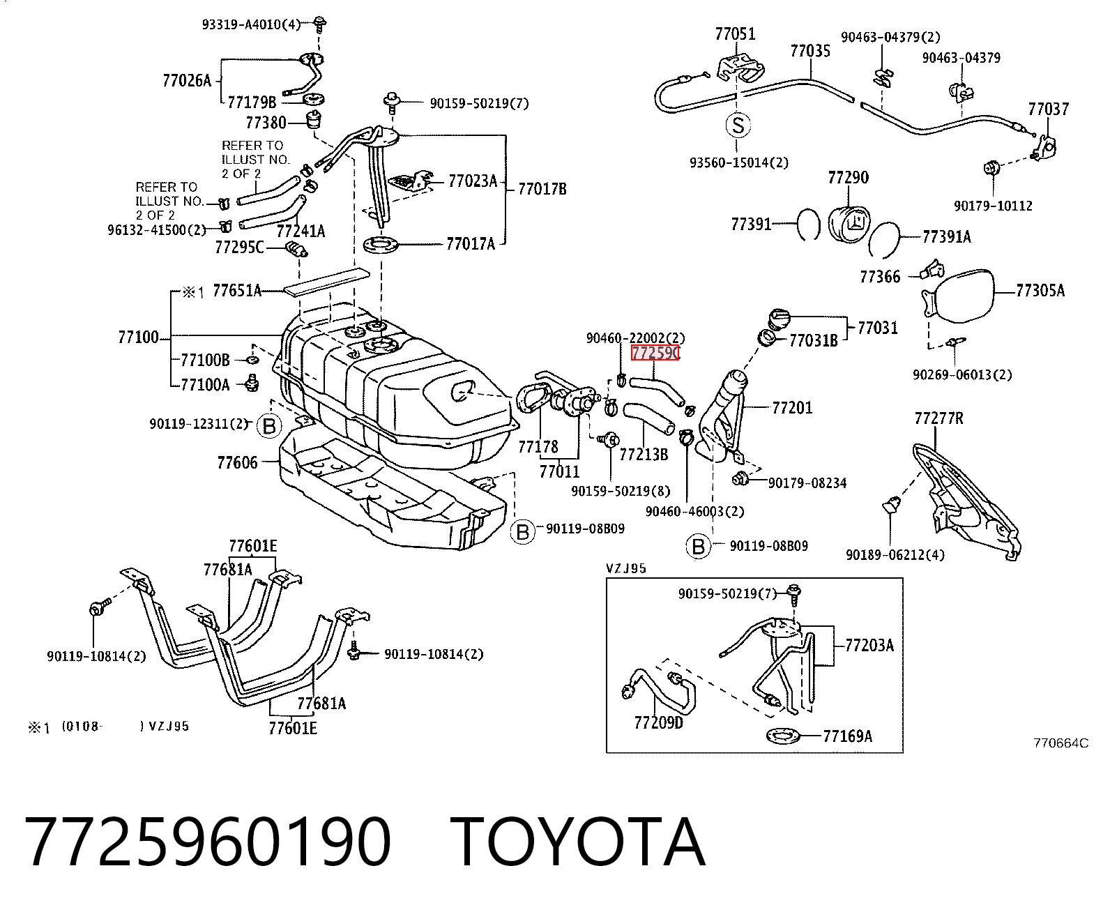 7725960190 Toyota