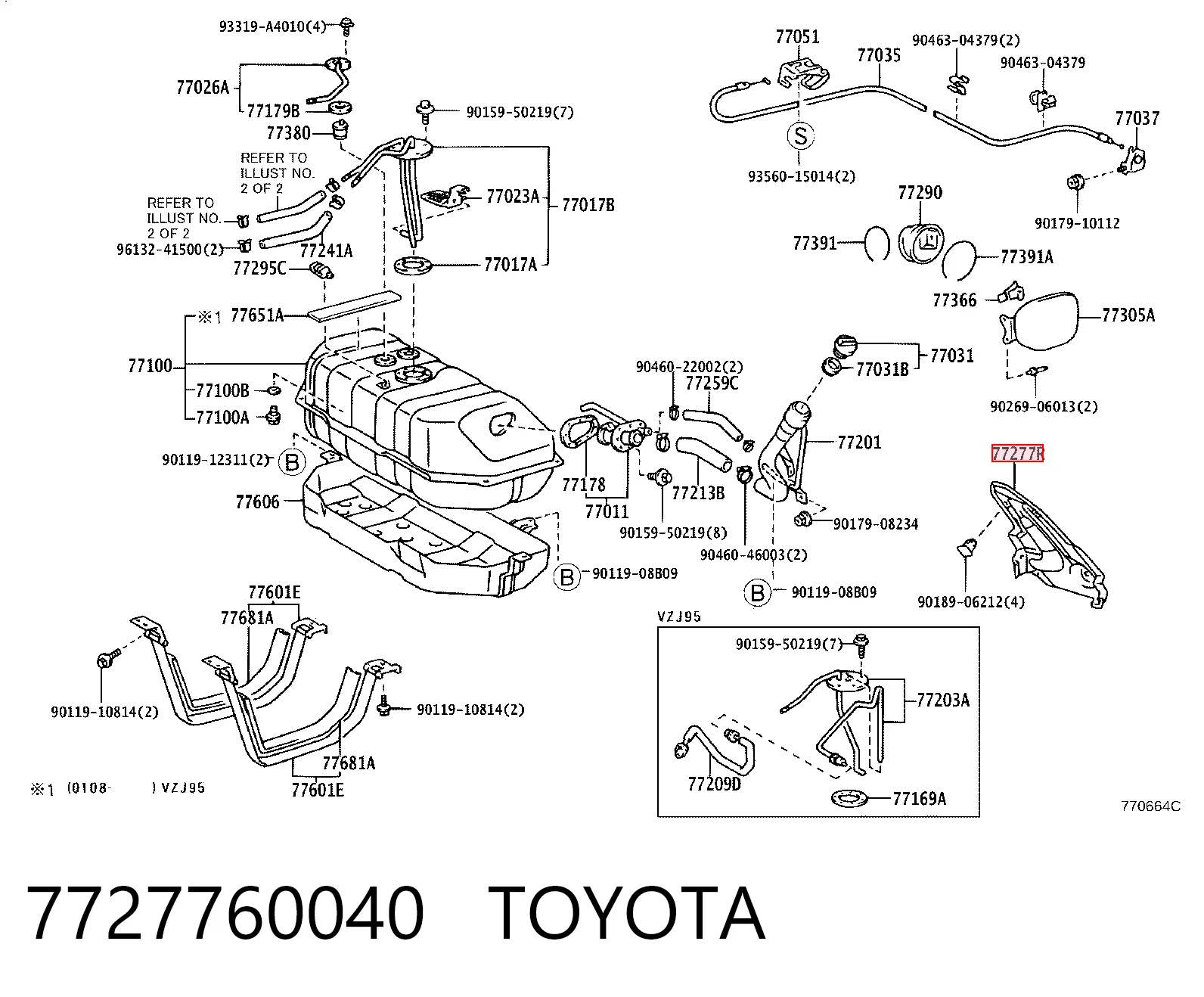 7727760040 Toyota