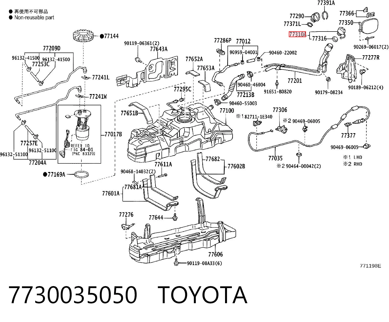 7730035050 Toyota