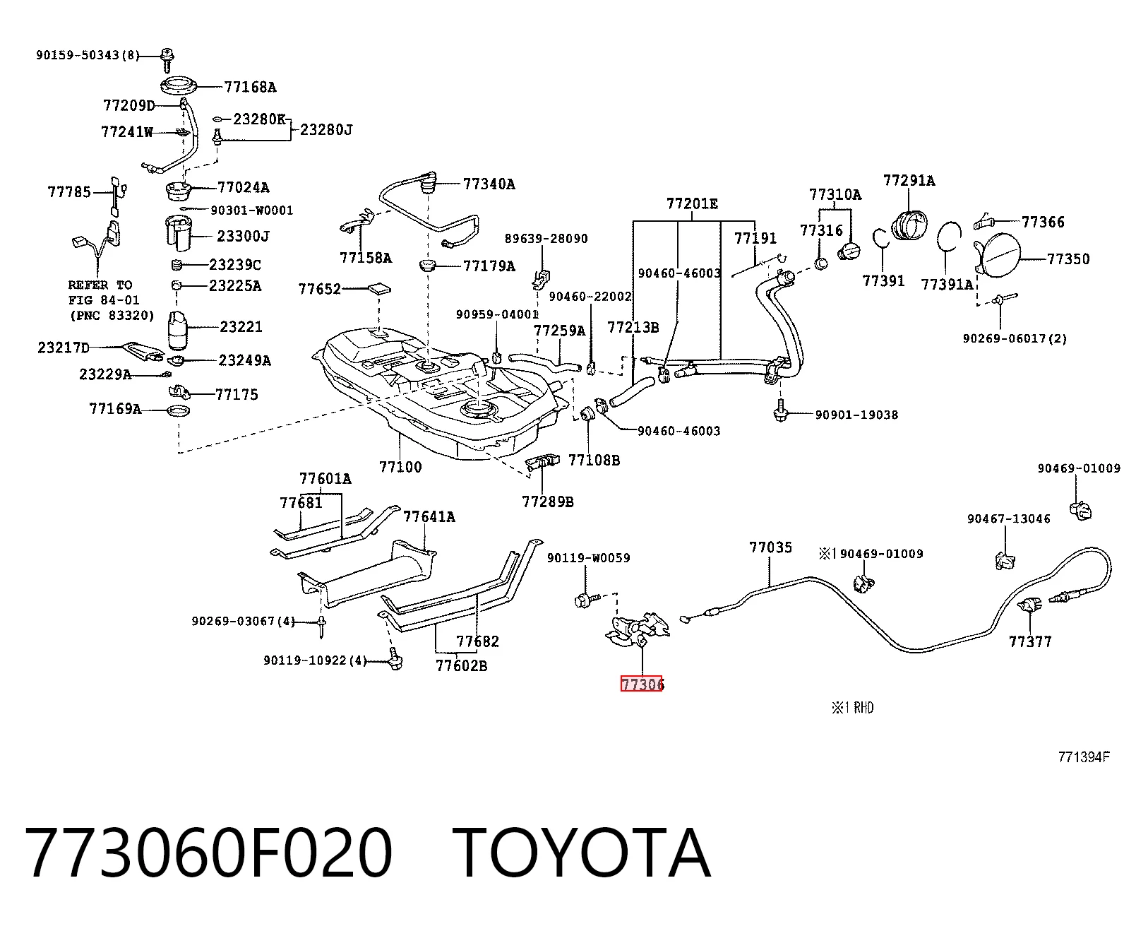 773060F020 Toyota
