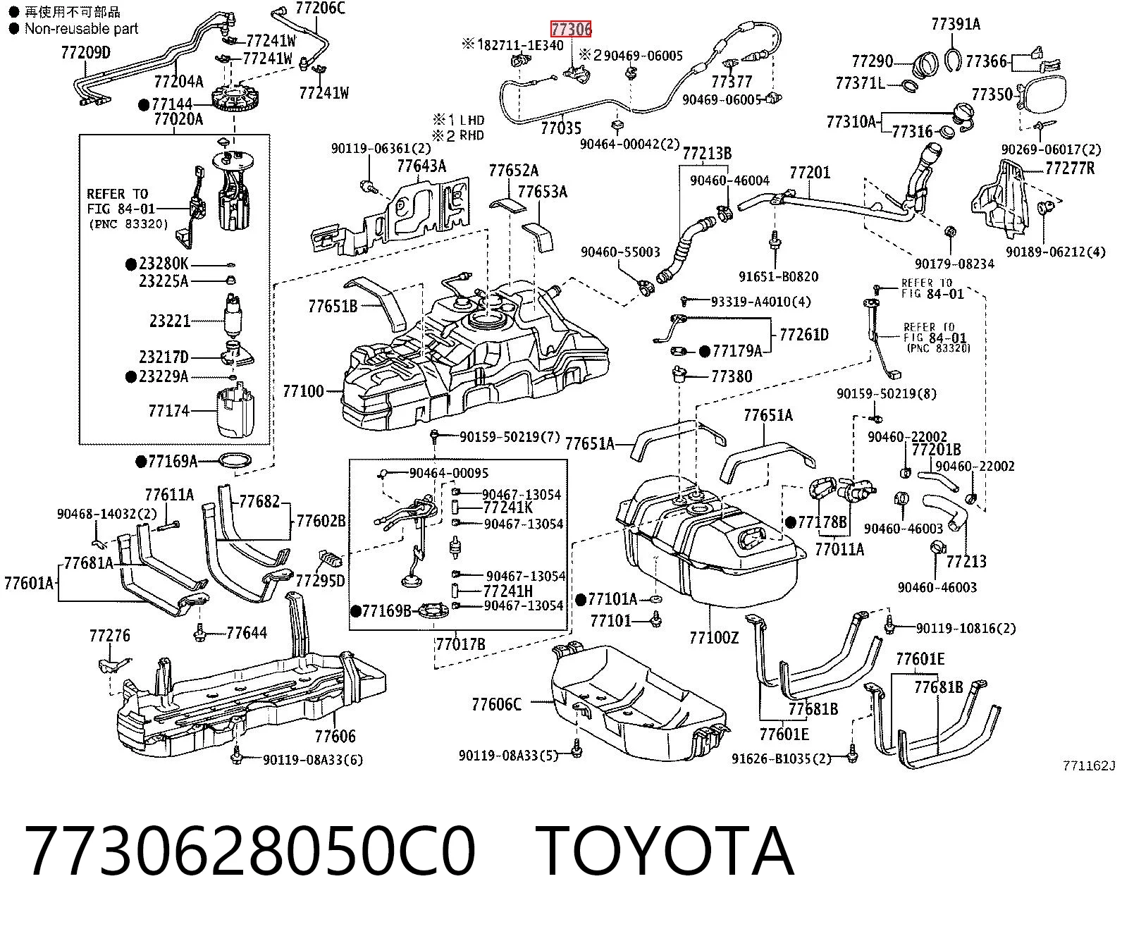 7730628050C0 Toyota