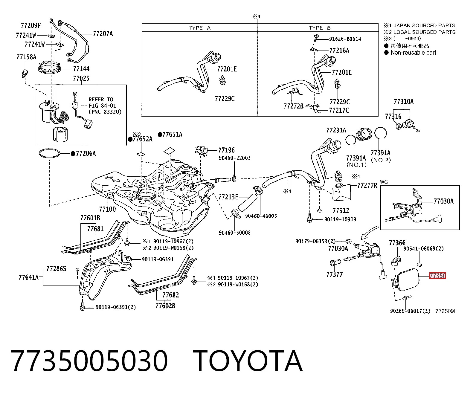 7735005030 Toyota
