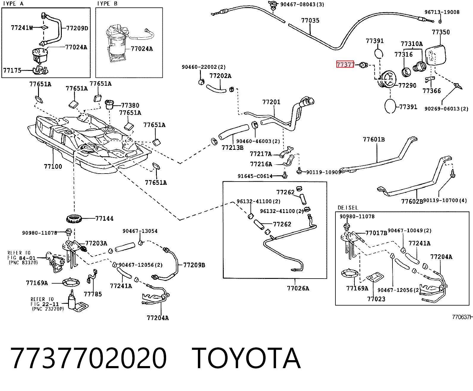 7737702020 Toyota