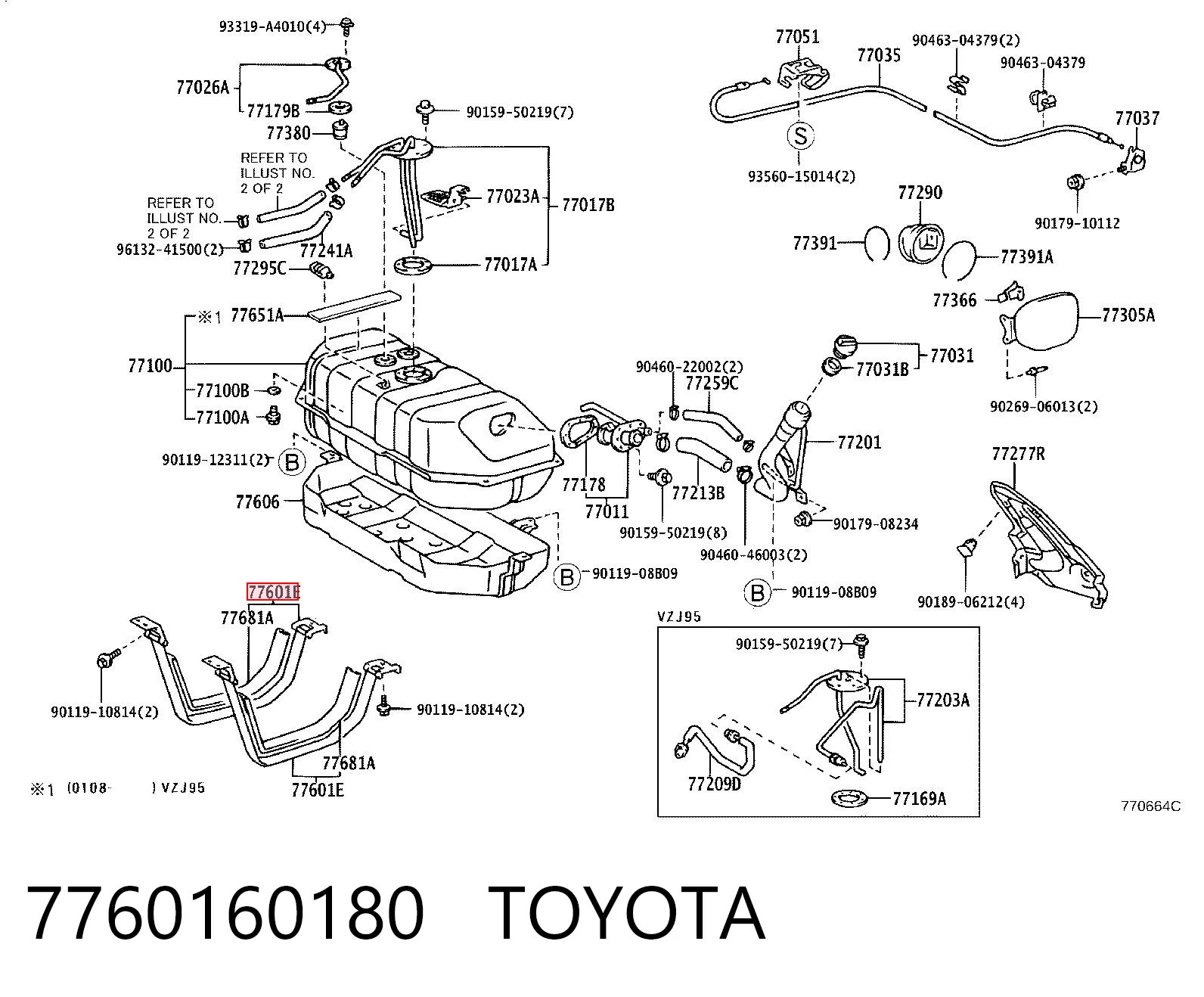 7760160180 Toyota