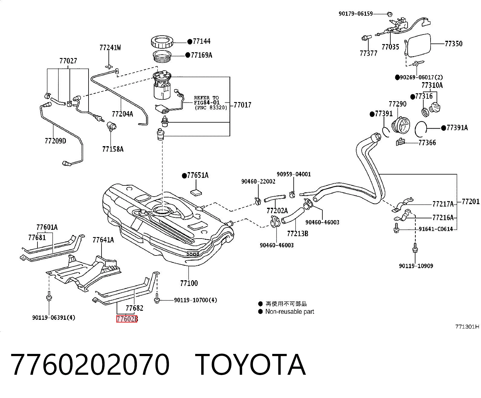 7760202070 Toyota