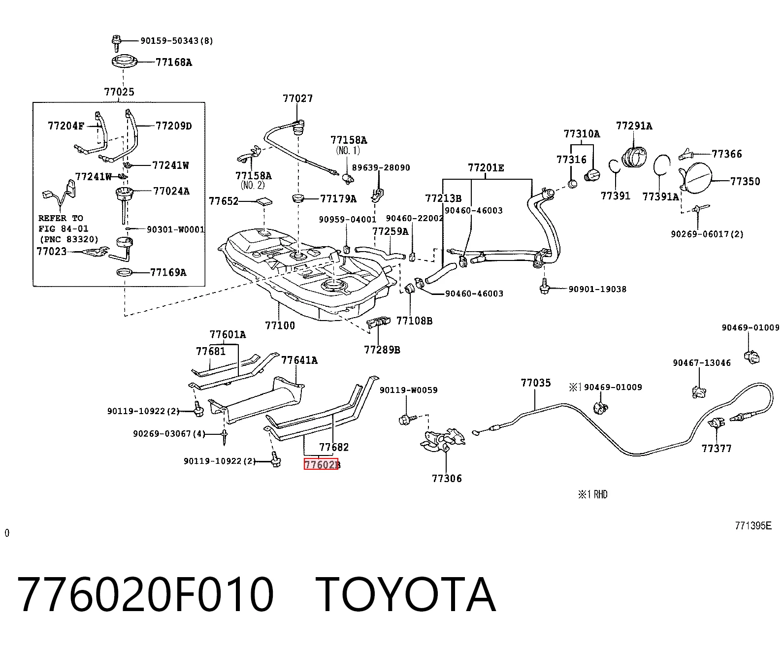 776020F010 Toyota