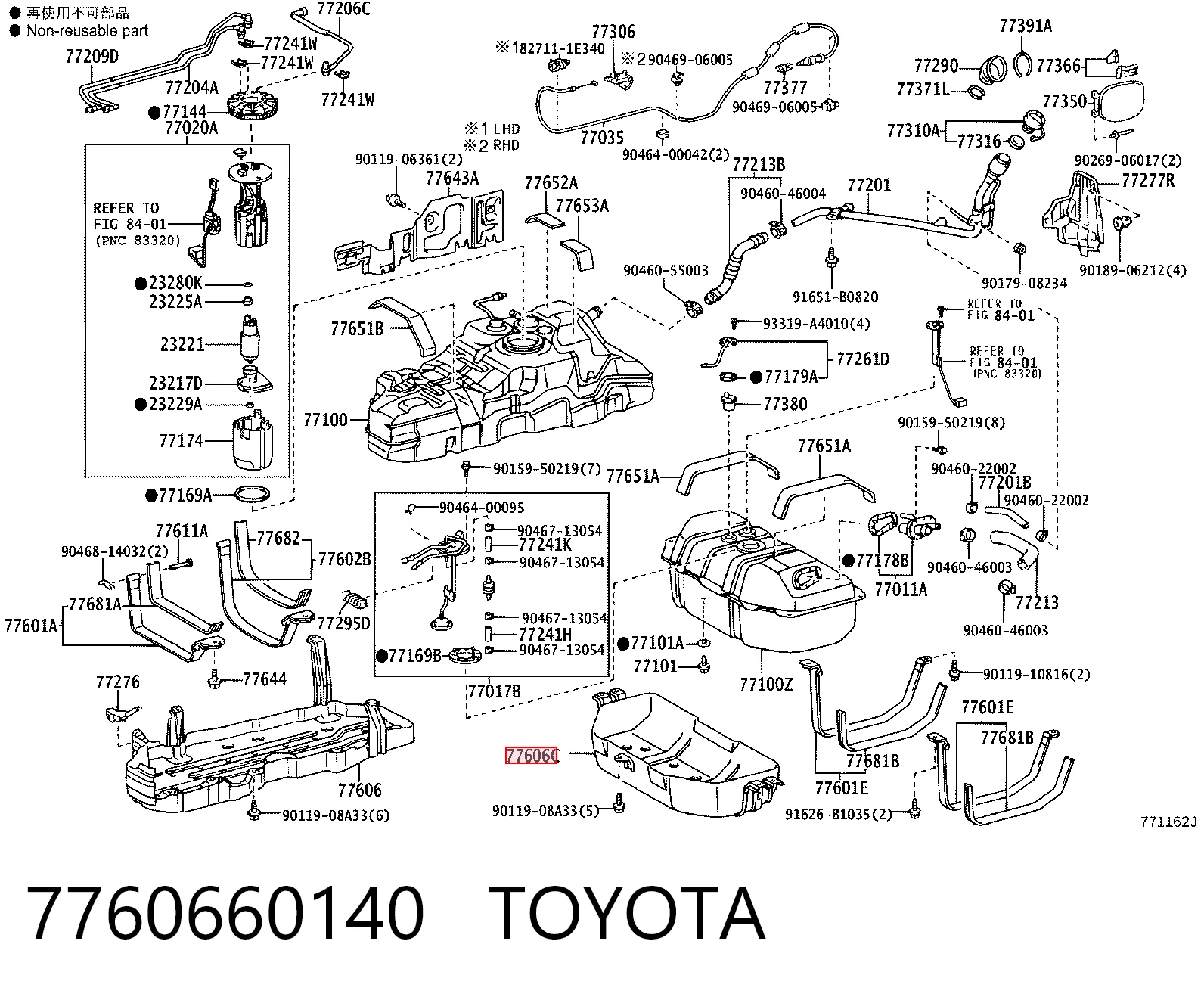 7760660140 Toyota