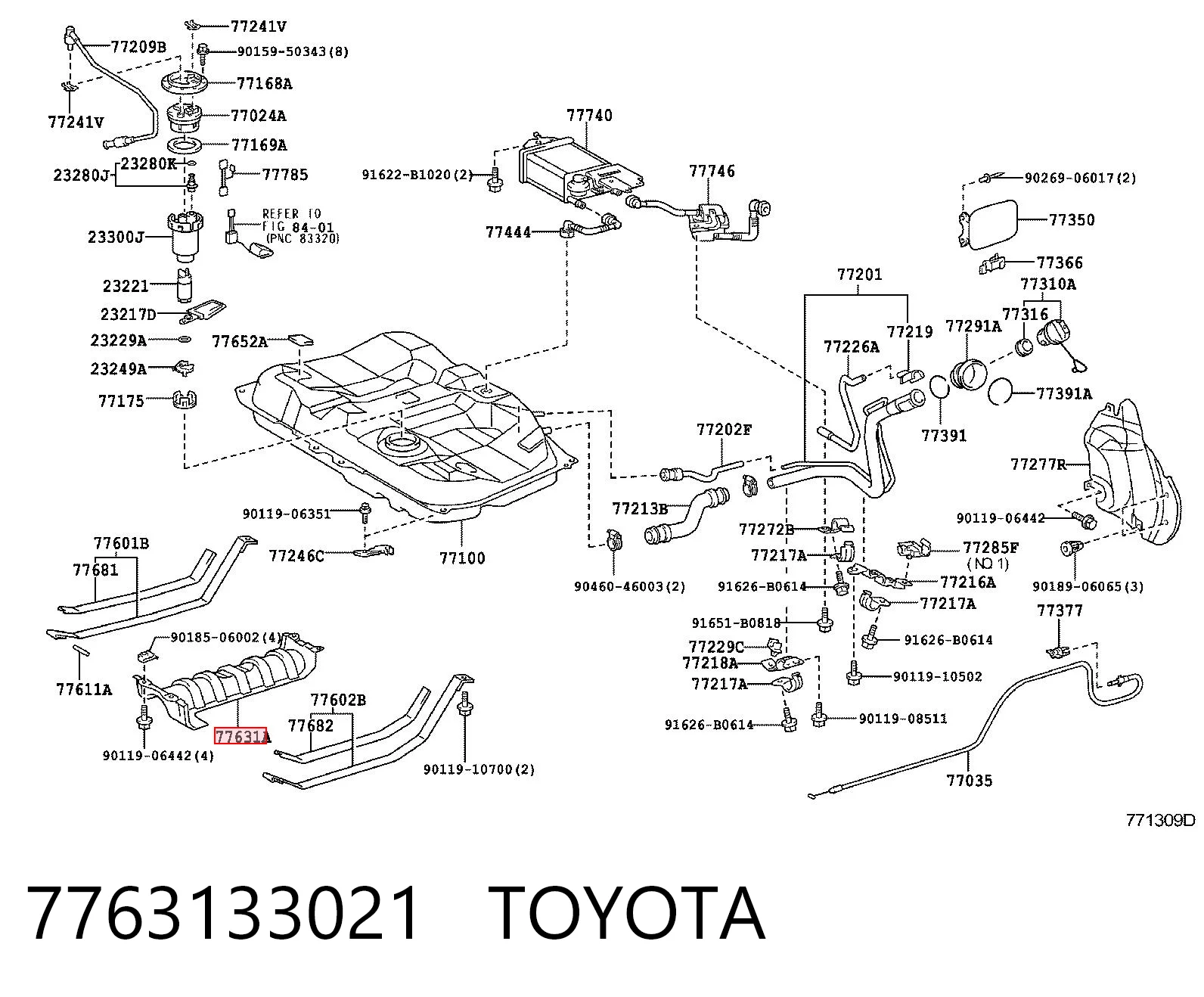 7763133021 Toyota