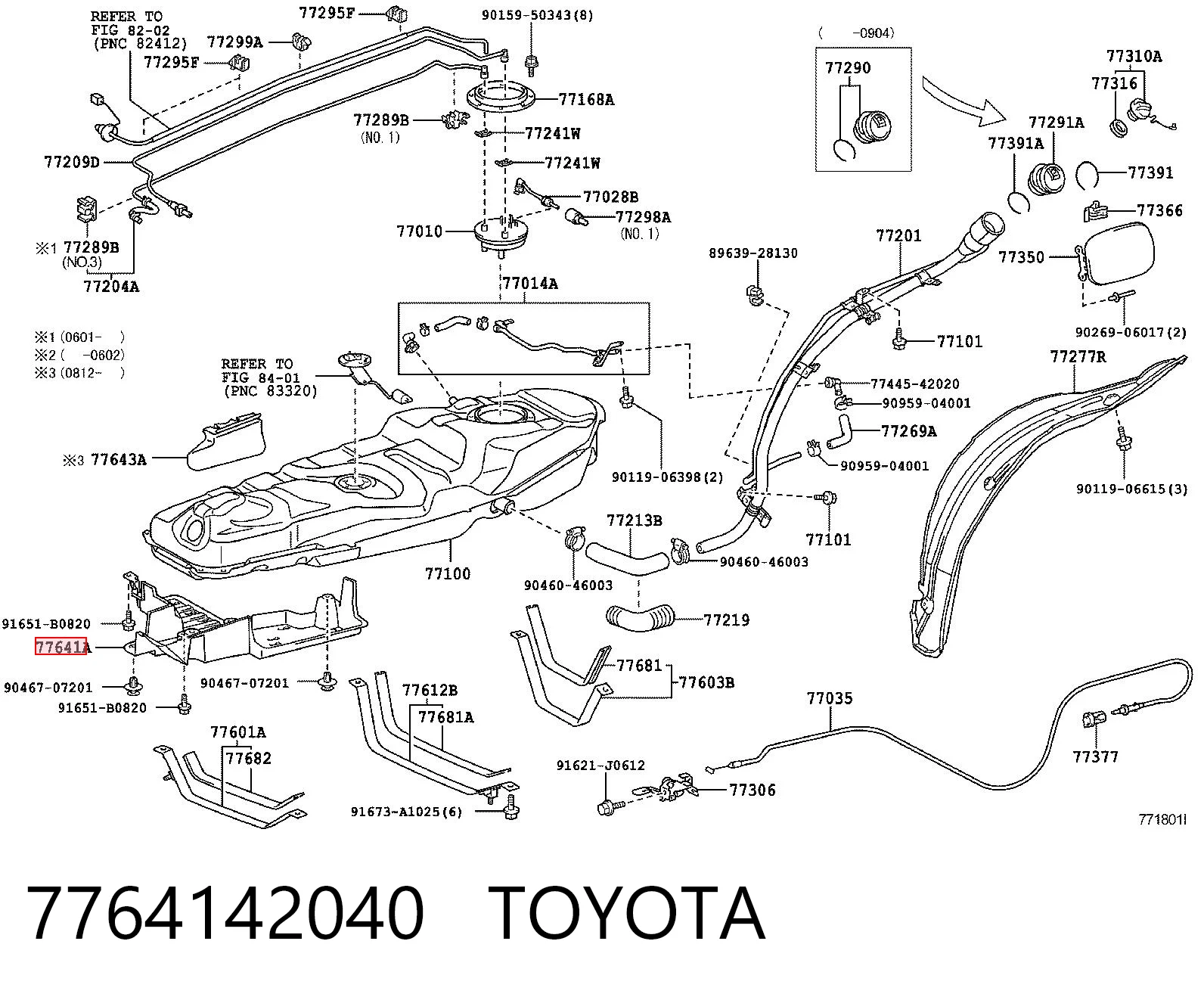 7764142040 Toyota