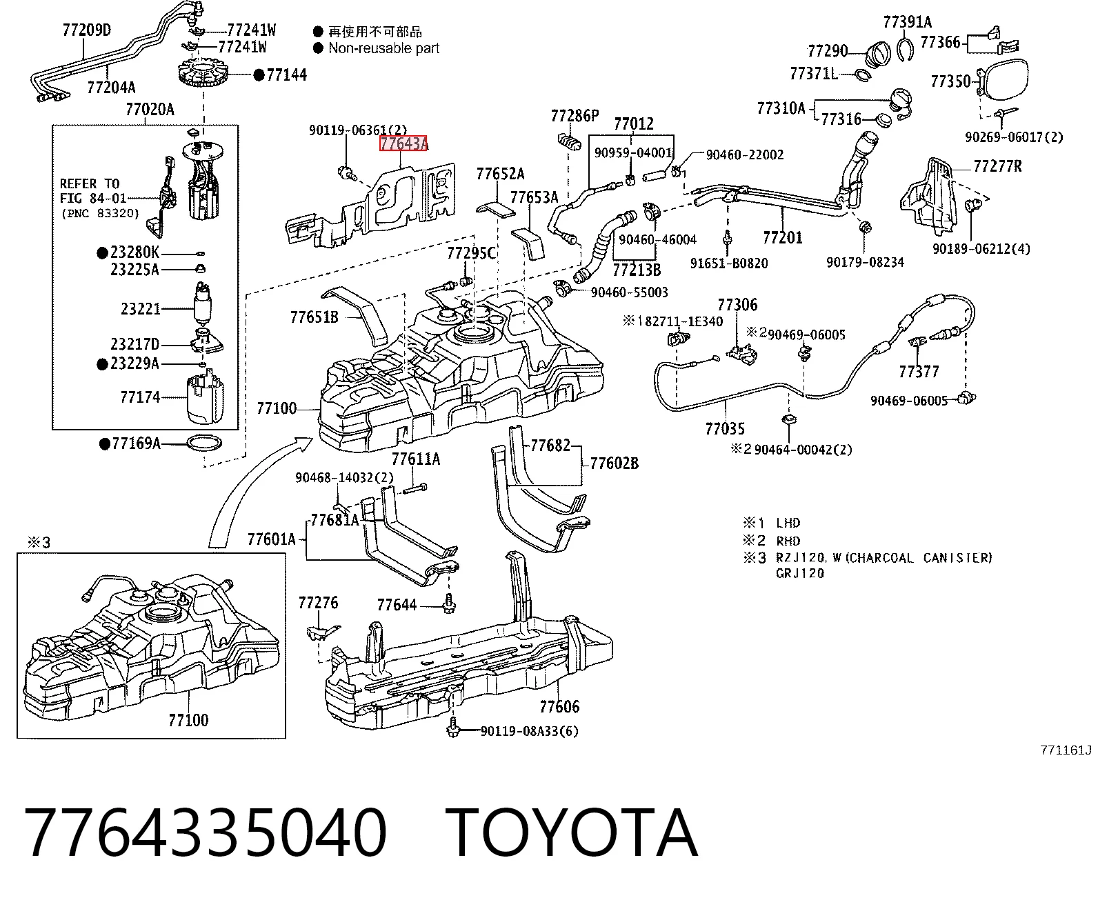 7764335040 Toyota