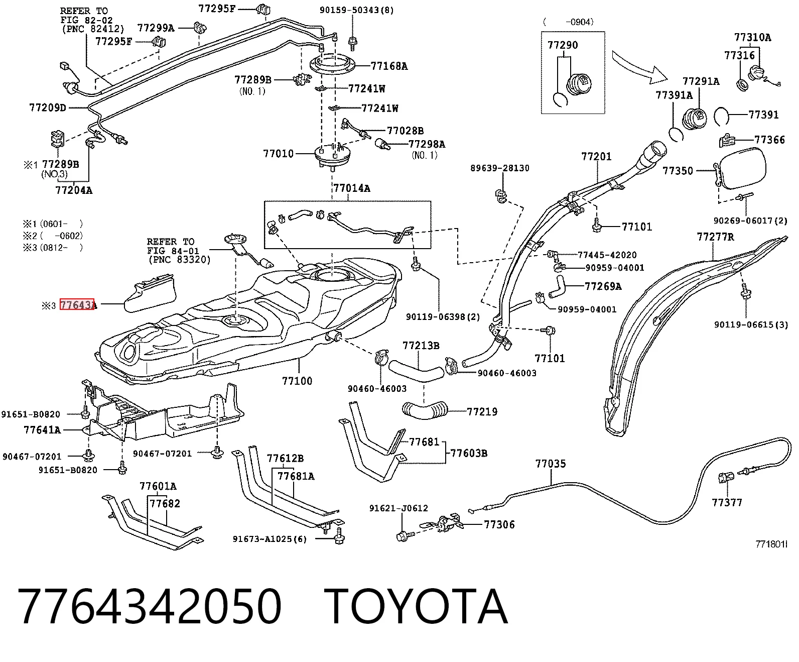 7764342050 Toyota