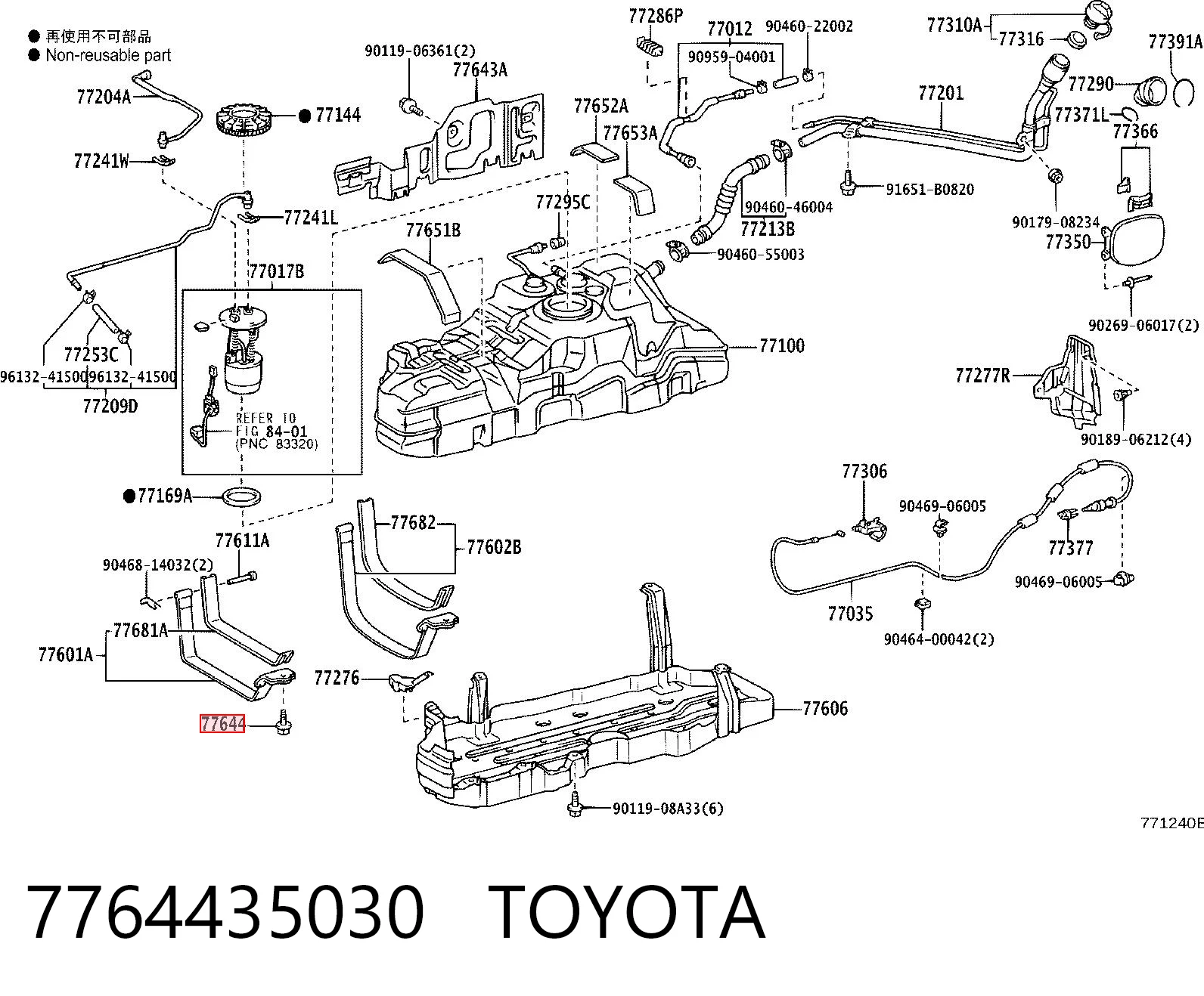7764435030 Toyota
