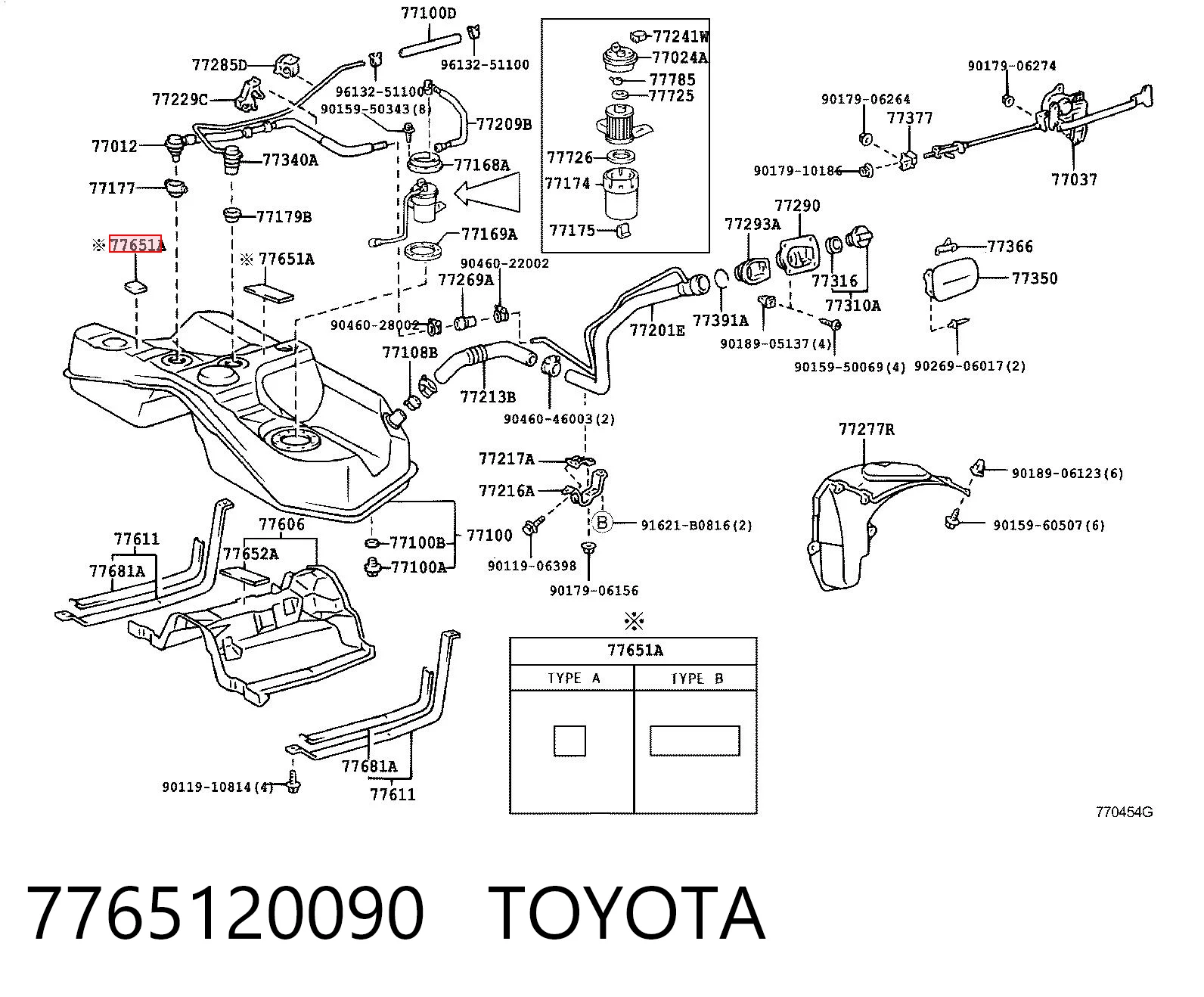 7765120090 Toyota