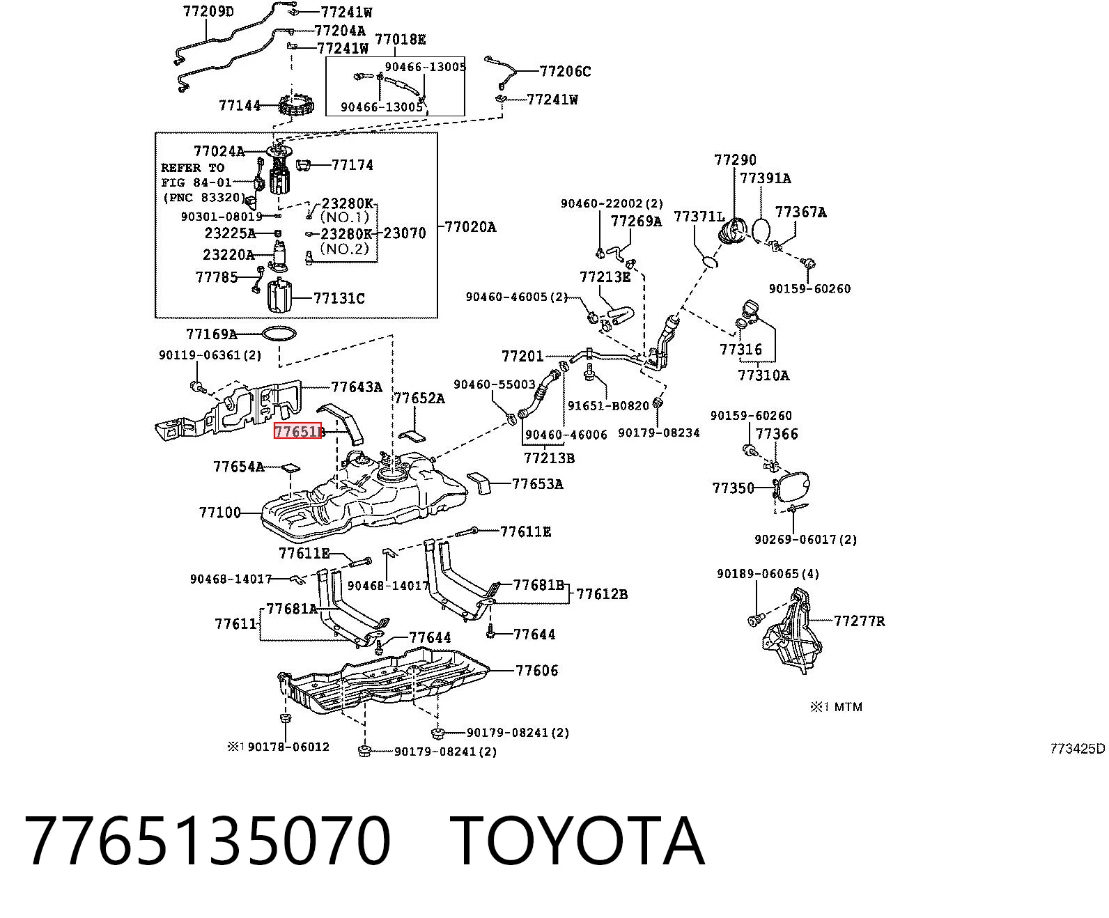 7765135070 Toyota