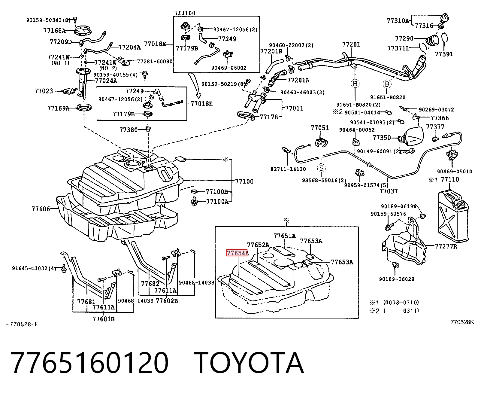 7765160120 Toyota