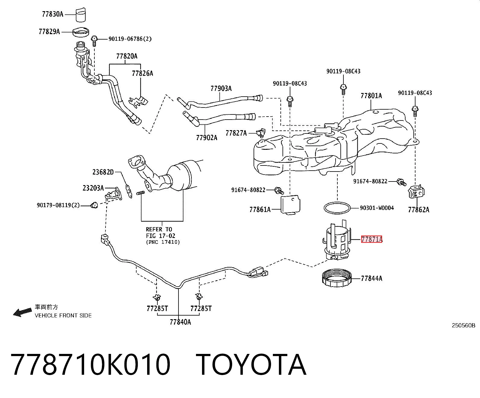 778710K010 Toyota Bomba AdBlue