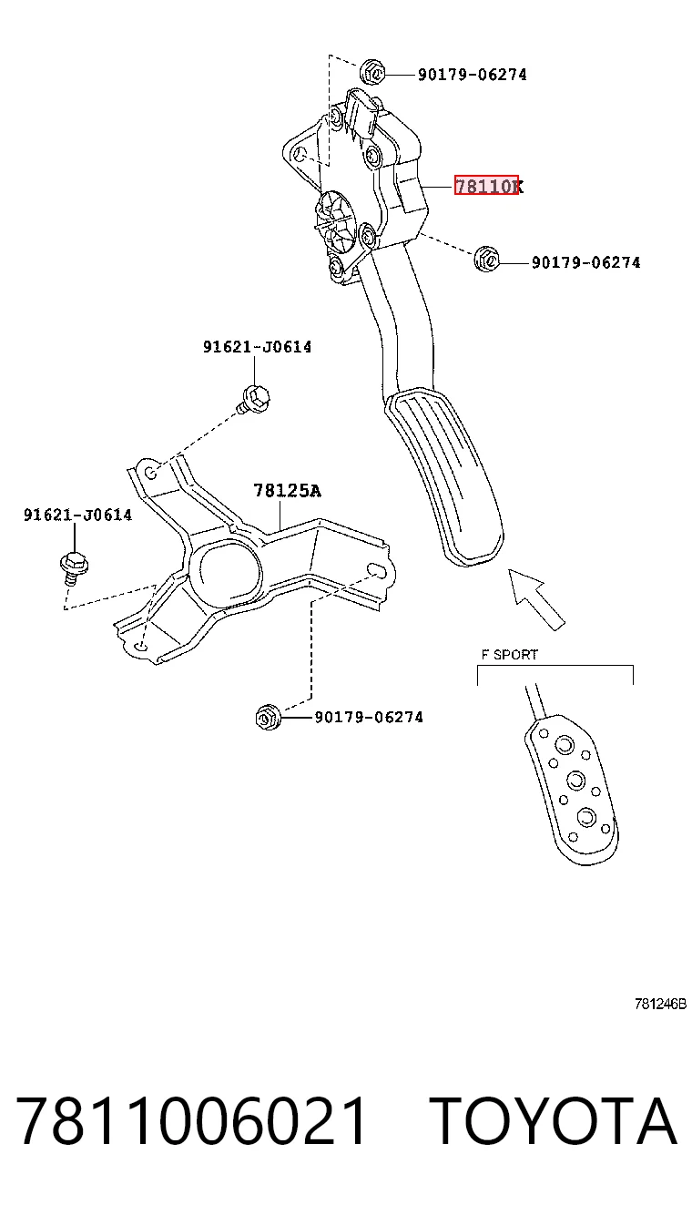 7811006021 Toyota